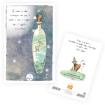 QUADERNO A6 DISEGNATA  FOGLIO BIANCO-  IL CUORE È UNA RICCHEZZA CHE NON SI VENDE E NON SI COMPRA, MA SI REGALA