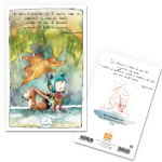 QUADERNO A6 DISEGNATA FOGLIO BIANCO- UN AMICO È QUALCUNO CHE TI CONOSCE COME SEI, COMPRENDE DA DOVE SEI VENUTO, ACCETTA CIÒ CHE SEI DIVENTATO E ANCORA TI INVITA A CRESCERE