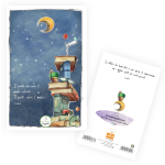 QUADERNO A6 DISEGNATA FOGLIO BIANCO- IL POETA NON VEDE IL MONDO COLORATO. IL POETA COLORA IL MONDO