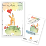 QUADERNO A6 DISEGNATA FOGLIO BIANCO- CI SONO ANIME IN QUESTO MONDO CHE HANNO IL DONO DI TROVARE GIOIA OVUNQUE E DI LASCIARSELA DIETRO QUANDO VANNO VIA