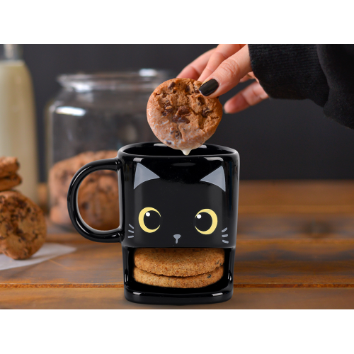 TAZZA IN CERAMICA ITOTAL- COOKIES POCKET- CAT 