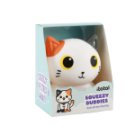 SQUEEZY BUDDIES ITOTAL- ANTI STRESS SQUISHY- GATTO TRE COLORI