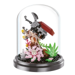 MINI BRICK GARDEN LEBEZ CON TECA - FIORI E INSETTI - COCCINELLA