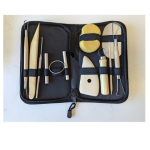 SET 10 UTENSILI PER MODELLARE E TAGLIARE L'ARGILLA IN ASTUCCIO CON CERNIERA TINTORETTO