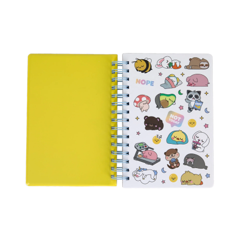 QUADERNO A5 MR.WONDERFUL CON SQUISHY - LAZY PROCIONE