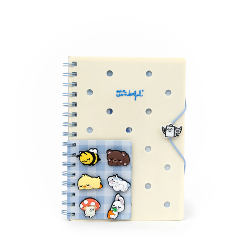 QUADERNO A5 CON CHARMS MR.WONDERFUL - LAZY BO-BO