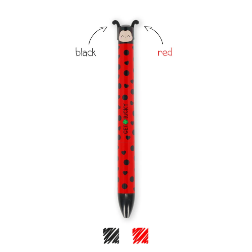 CLICK & CLACK - PENNA A SFERA LEGAMI A DUE COLORI 