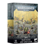 KIT MINIATURE WARHAMMER 40,000 - ORKS - RUNTHERD AND GRETCHIN (Ork Gretchin)(Allevazgorbi e Gretchin)
