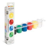 SET 6 COLORI A TEMPERA PRIMO IN VASETTI RIUTILIZZABILI - COLORI SPECIALI 
