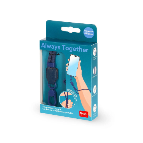 CORDINO PORTA CELLULARE DA POLSO BLUEBERRY - ALWAYS TOGETHER WRIST