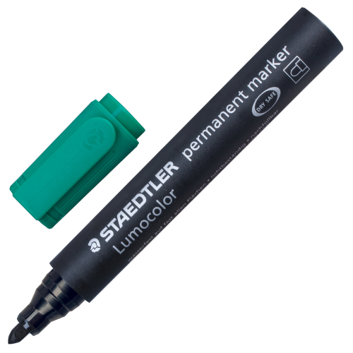 PENNARELLO PERMANENTE LUMOCOLOR PUNTA TONDA 2MM - VERDE
