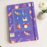 NOTEBOOK A RIGHE ORIGAMO - ARTISTS COLLECTION - MUSIC