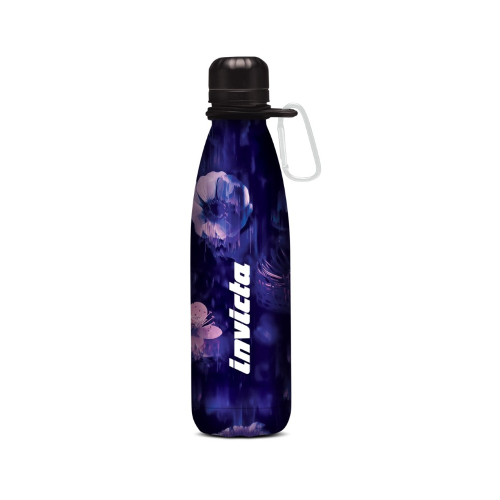 BORRACCIA TERMICA 500ML FANTASY INVICTA - FIORI VIOLA