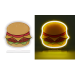 LAMPADA NEON SAGOMATA DA TAVOLO - HAMBURGER