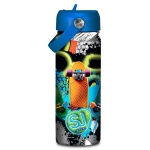 BORRACCIA IN ACCIAIO DA 0,5L CON BECCUCCIO INTEGRATO SJ - BOY & GIRL - SKATE