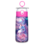 BORRACCIA DA 460 ML IN ACCIAIO SJ GANG - UNICORNO