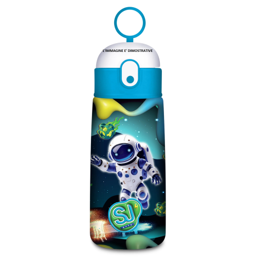 BORRACCIA DA 460 ML IN ACCIAIO SJ GANG - SPACE