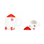 TAZZA IN CERAMICA CON TAPPO CARTOMANIA 
