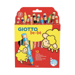 SCATOLA 12 COLORI ASSORTITI SUPERPASTELLONI GIOTTO BE-BÈ