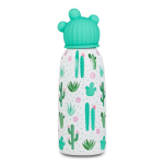 BORRACCIA TERMICA CON TAPPO SAGOMATO 500ML CHILL&REFILL CARTOMANIA - CACTUS