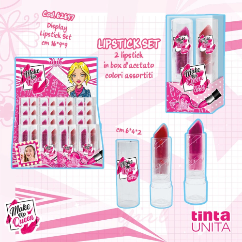 TINTA UNITA LIP STICK SET 2 PZ 