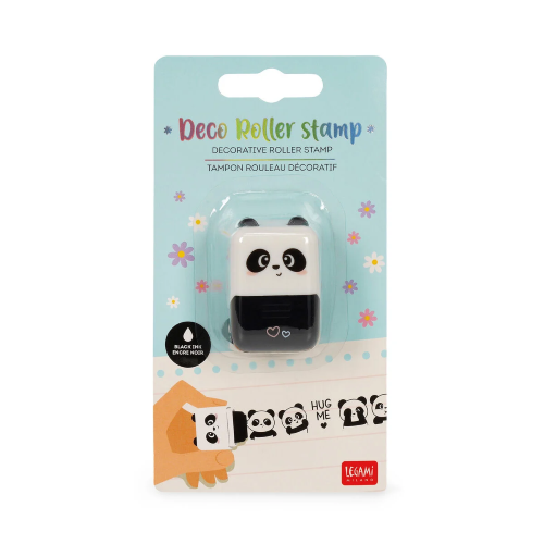 TIMBRO DECORATIVO A RULLO - DECO ROLLER STAMP LEGAMI - PANDA