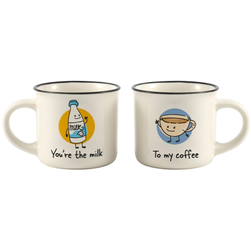 SET DA CAFFÈ I-TOTAL MATCHY DUO - COFFE&MILK