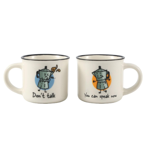 SET DA CAFFÈ I-TOTAL MATCHY DUO - DON'T TALK!