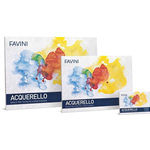 BLOCCO ACQUERELLO FAVINI - 25X35 cm - COLLATO - 20% COTONE