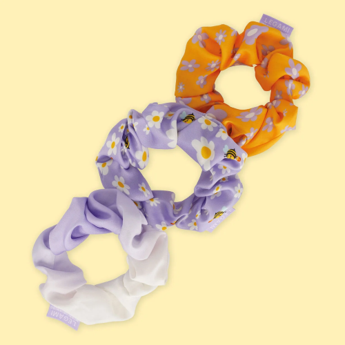 SET DI 3 ELASTICI PER CAPELLI - SCRUNCHIES HAIR WE ARE! LEGAMI - BEE