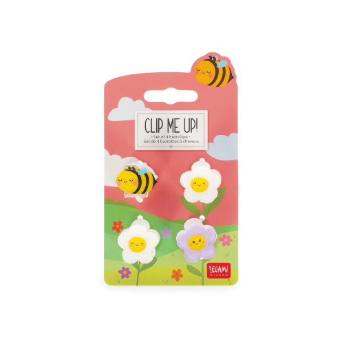 SET DI 4 MINI MOLLETTE PER CAPELLI LEGAMI - CLIP ME UP!