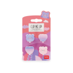 SET DI 4 MINI MOLLETTE PER CAPELLI LEGAMI - CLIP ME UP!