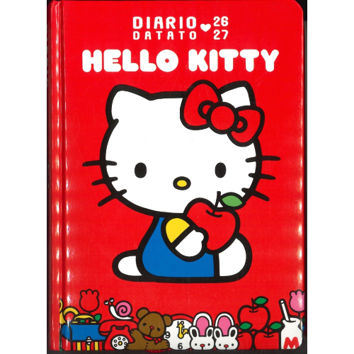 DIARIO DATATO HELLO KITTY 2026/2027 CON COPERTINA IMBOTTITA