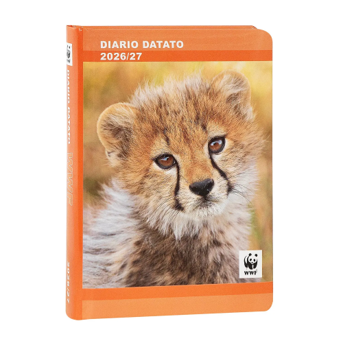 DIARIO SCUOLA DATATO UFFICIALE WWF 2026/2027 CON COPERTINA IMBOTTITA