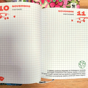 DIARIO SCUOLA DATATO UFFICIALE WWF 2026/2027 CON COPERTINA IMBOTTITA