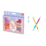 SET DI 6 PENNARELLI LEGAMI MEOW - DOPPIA PUNTA CON COLORI SOVRASCRIVIBILI