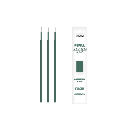 REFILL PENNE CANCELLABILI CON TAPPO ITOTAL - 3PEZZI