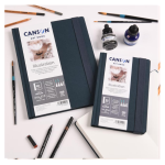 ART BOOK ILLUSTRATION CANSON - 21,6X27,9 CM - RILEGATO CON CHIUSURA ELASTICO