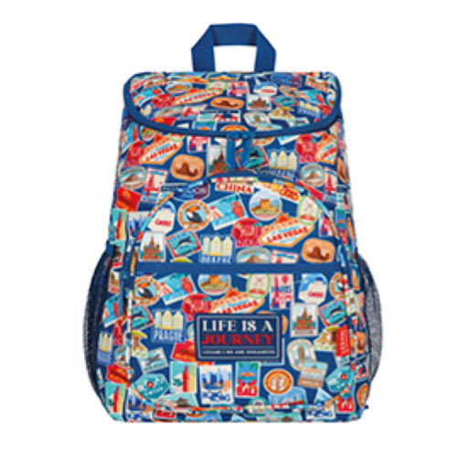 COOLER BACKPACK - ZAINO TERMICO - TRAVEL - STICKERS - 20 L - LEGAMI 