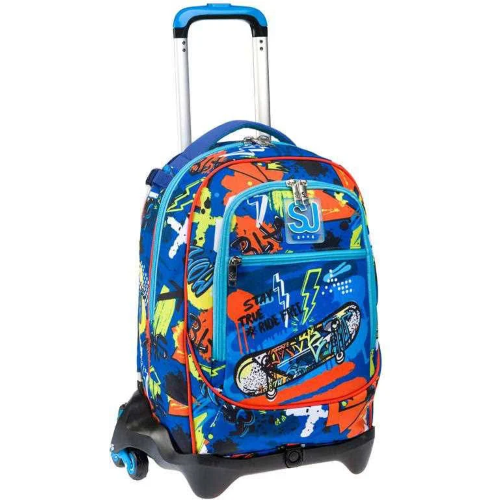 TROLLEY ZAINO REMOVIBILE 3 RUOTE JACK-3WD SEVEN SJ - TRICKYLED BOY 