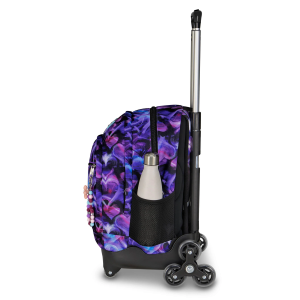 TROLLEY CON ZAINO REMOVIBILE 8 RUOTE SEVEN COMBY 8WD