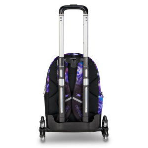 TROLLEY CON ZAINO REMOVIBILE 8 RUOTE SEVEN COMBY 8WD
