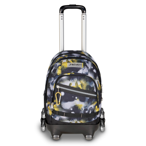 TROLLEY CON ZAINO REMOVIBILE 8 RUOTE SEVEN COMBY 8WD
