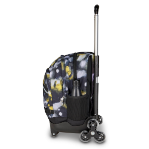 TROLLEY CON ZAINO REMOVIBILE 8 RUOTE SEVEN COMBY 8WD