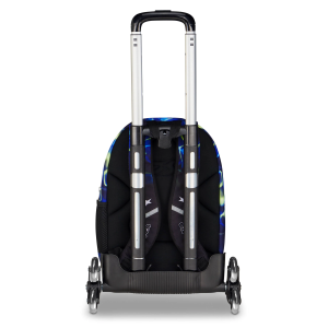TROLLEY CON ZAINO REMOVIBILE 8 RUOTE SEVEN COMBY 8WD