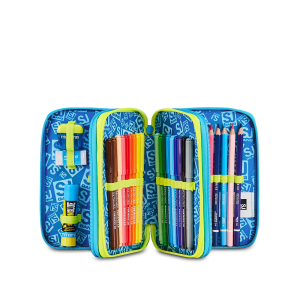 ASTUCCIO 3 ZIP COMPLETO SCOCCA FRONTALE 3D SEVEN SJ GANG - BOY & GIRL