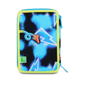 ASTUCCIO 3 ZIP COMPLETO SCOCCA FRONTALE 3D SEVEN SJ GANG - BOY & GIRL