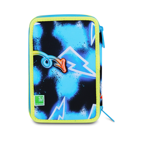 ASTUCCIO 3 ZIP COMPLETO SCOCCA FRONTALE 3D SEVEN SJ GANG - BOY & GIRL