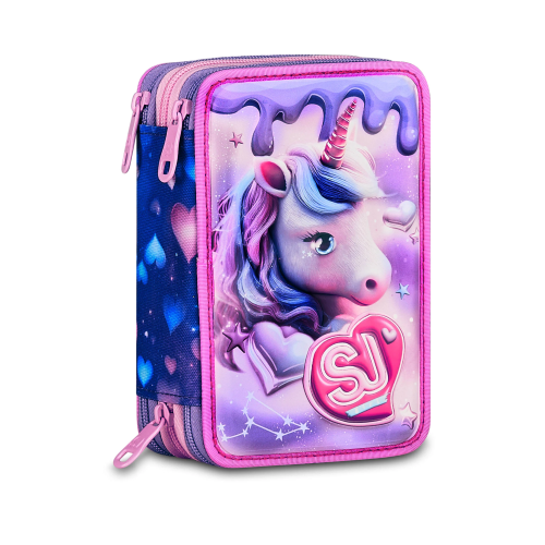 ASTUCCIO 3 ZIP COMPLETO SCOCCA FRONTALE 3D SEVEN SJ GANG - BOY & GIRL