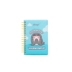 TACCUINO A5 CON COPERTINA EFFETTO 3D TRICHECO - COLD WATER, WARM SMILE